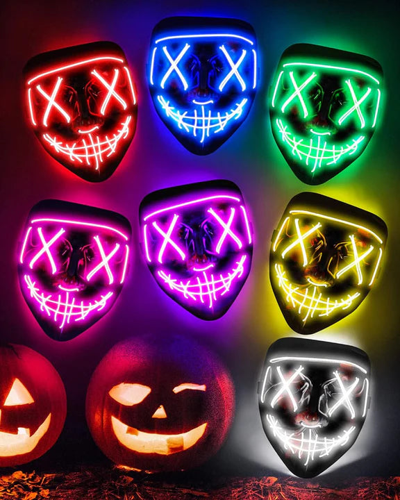 MASCARA LED LA PURGA - HALLOWEN